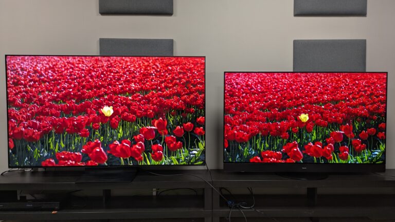 我比较了中端 mini-LED 和 OLED 电视，虽然它比您想象的更接近，但 OLED 在一个重要领域获胜