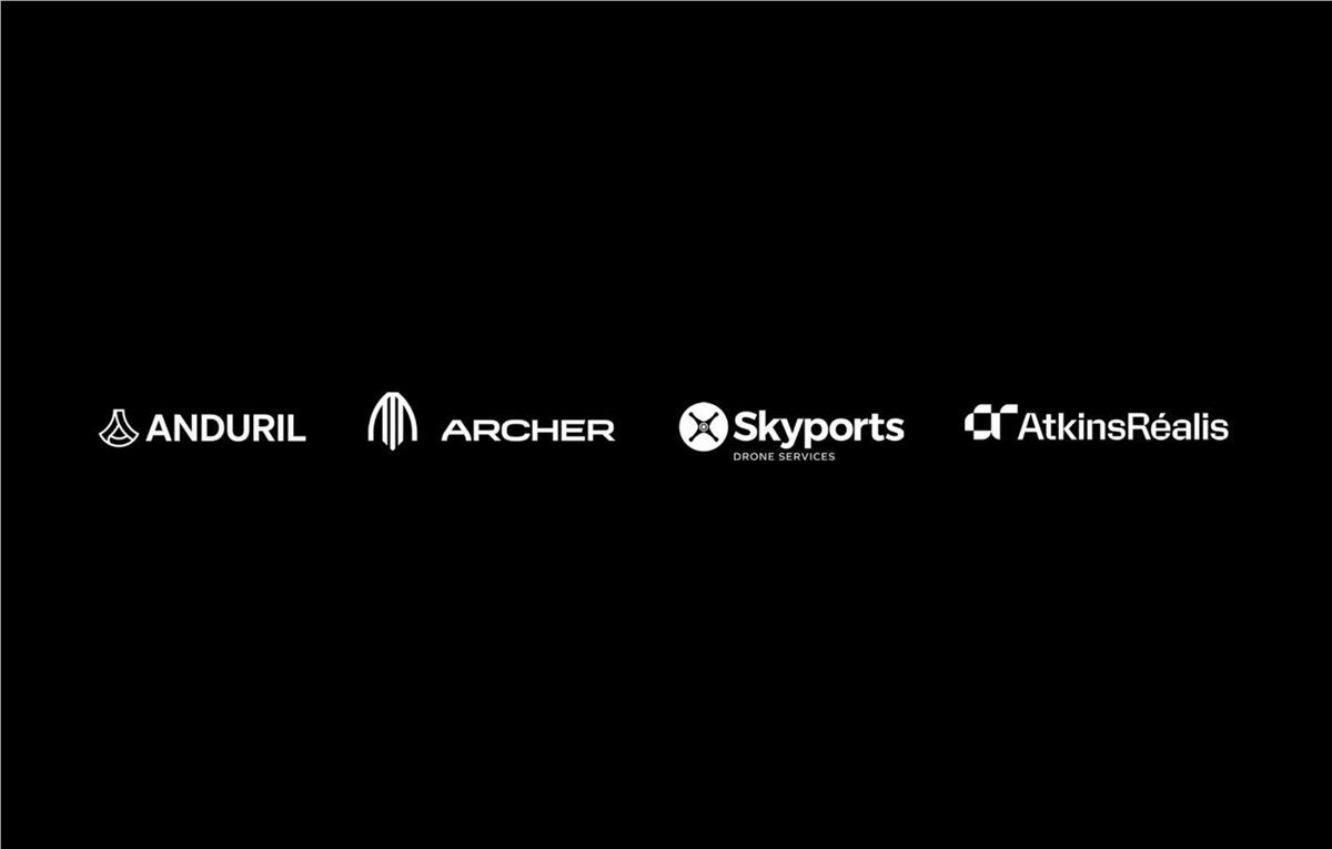 Anduril Industries UK 和 Archer 在 Skyports Drone Services 和 Atkinsrealis 的支持下，联手在英国市场测试两用 eVTOL 货机