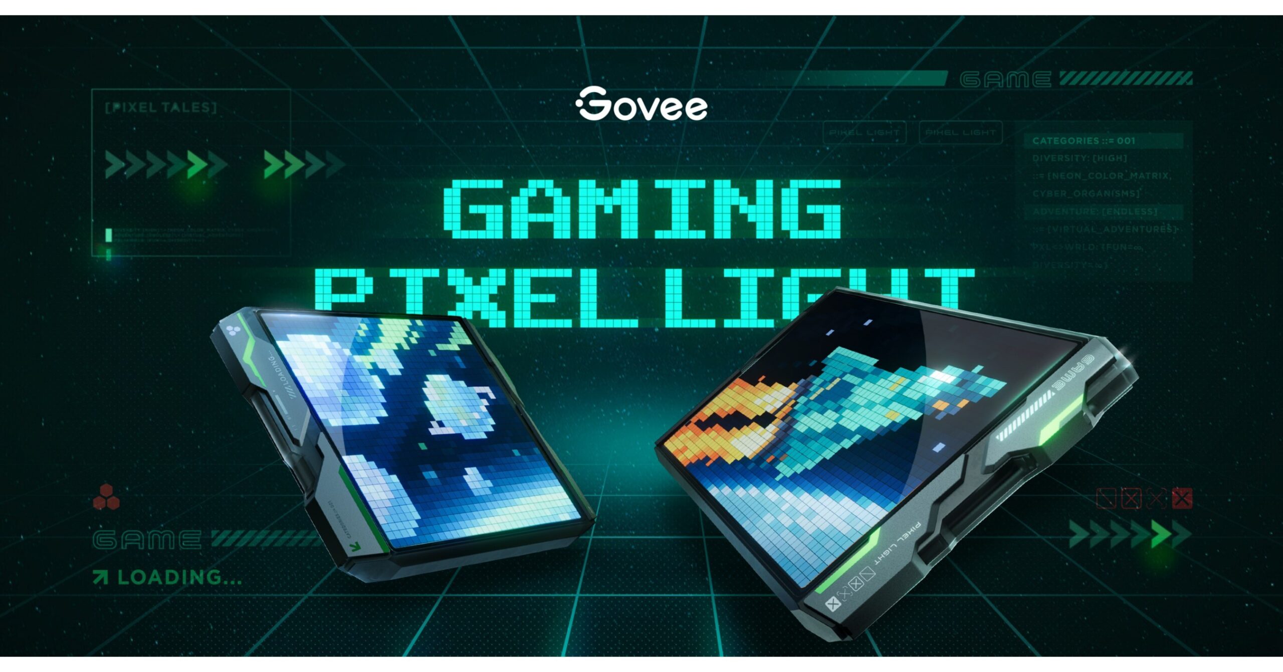 Govee Gaming Pixel Light 为游戏玩家和发烧友带来 AI 驱动的像素艺术