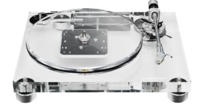 你可以通过 Audio-Technica 的新透明转盘直接看到