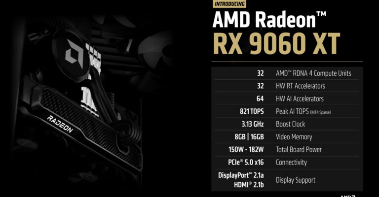 AMD 的新款 RX 9060 Xt 看起来将挑战 Nvidia 的 Rtx 5060