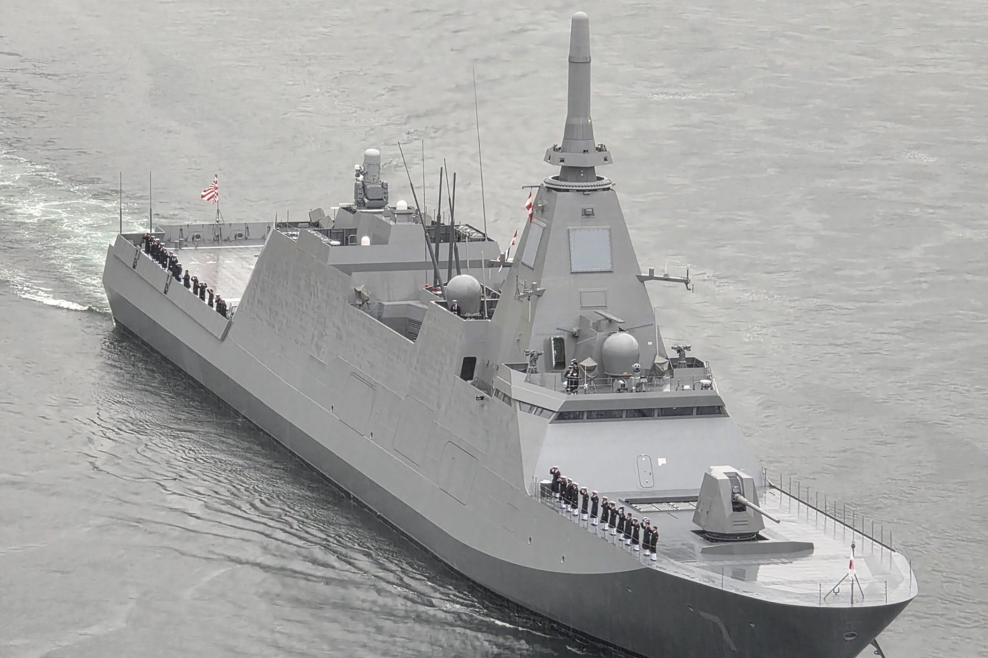 日本委托 JS Niyodo 第一级最上级护卫舰配备 Mk41，用于防空和多任务打击