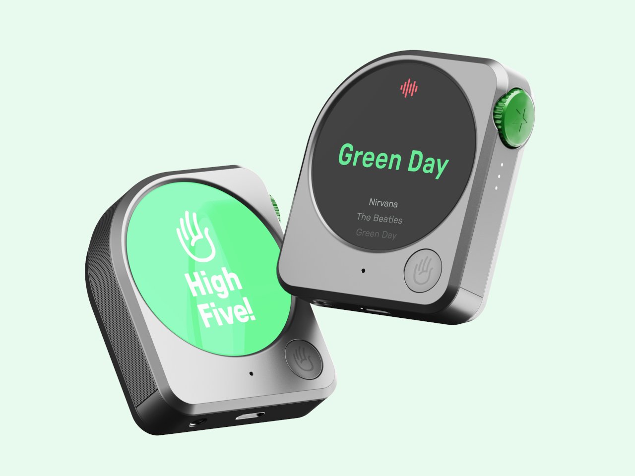 Hei-Five 音乐设备概念让您为共享的播放列表欢呼