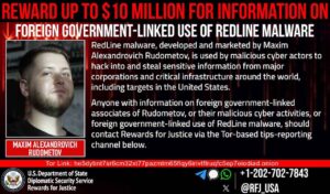 山姆大叔向 RedLine 开发人员和俄罗斯支持的亲信提供 $10M 赏金
