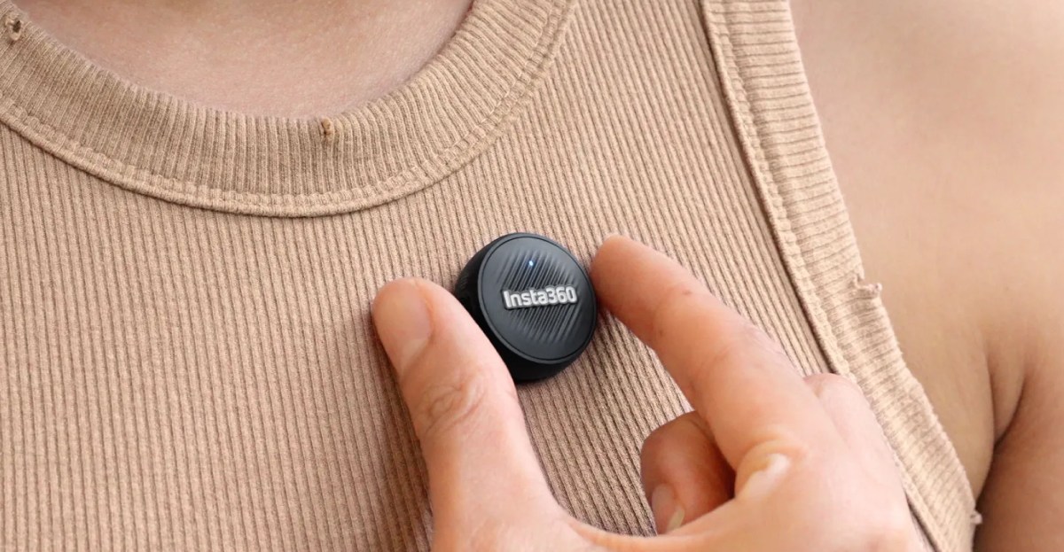Insta360 的新款无线麦克风看起来不比 Apple AirTag 大