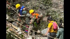 配备探地雷达的无人机帮助印度军队进行锡金山体滑坡救援