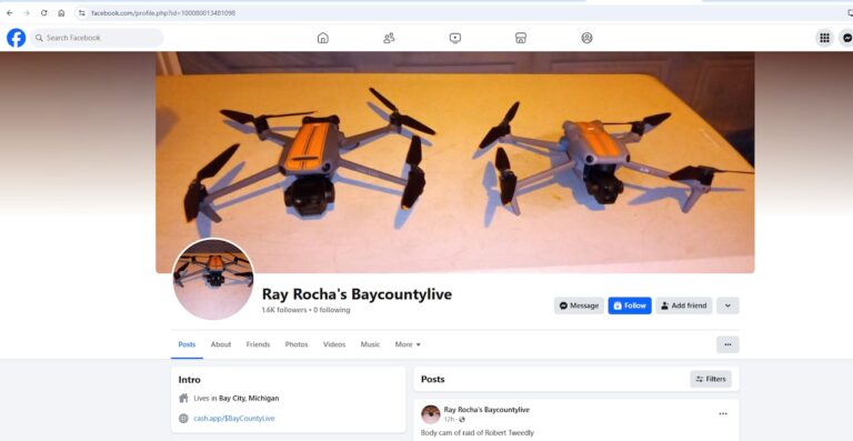 密歇根州男子使用无人机在 Facebook 上直播警方活动 面临刑事指控