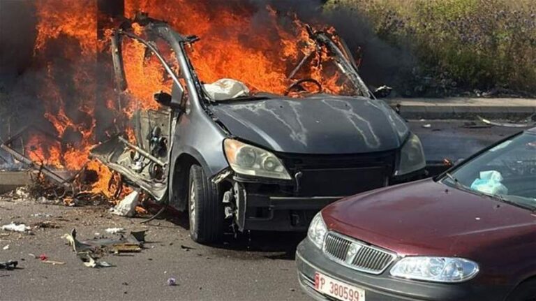 以色列无人机袭击黎巴嫩南部 Kfar Dajjal 的车辆，造成 3 人死亡