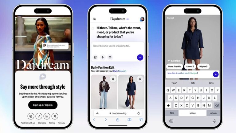 Daydream 的 AI 平台是时尚发现问题的答案吗？