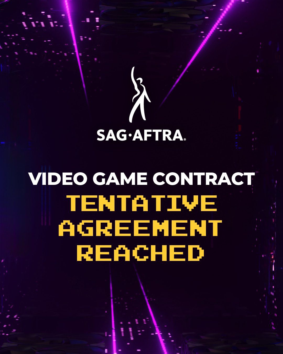 Sag-AFTRA和视频游戏公司就使用AI达成初步协议;罢工可能很快就会结束