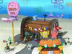 这款乐高海绵宝宝 – Krusty Krab 套装是每个 2000 年代孩子的梦想成真