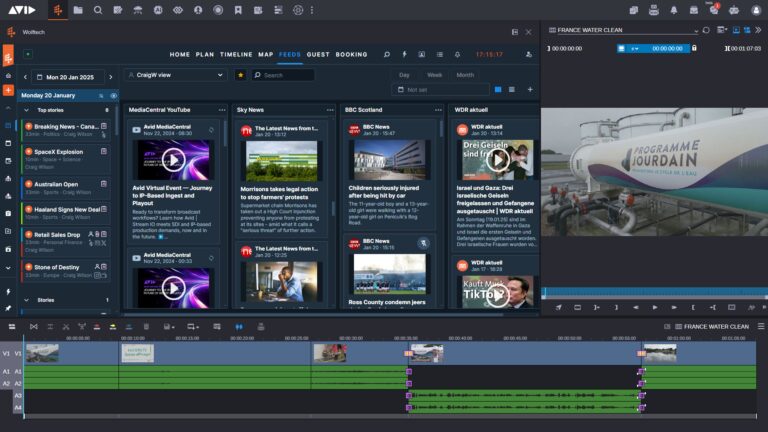 Avid 将 Wolftech News 与 MediaCentral 集成