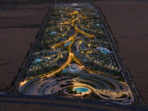 扎哈·哈迪德建筑师事务所正在阿联酋塑造一个气候响应和人工智能驱动的智能城市