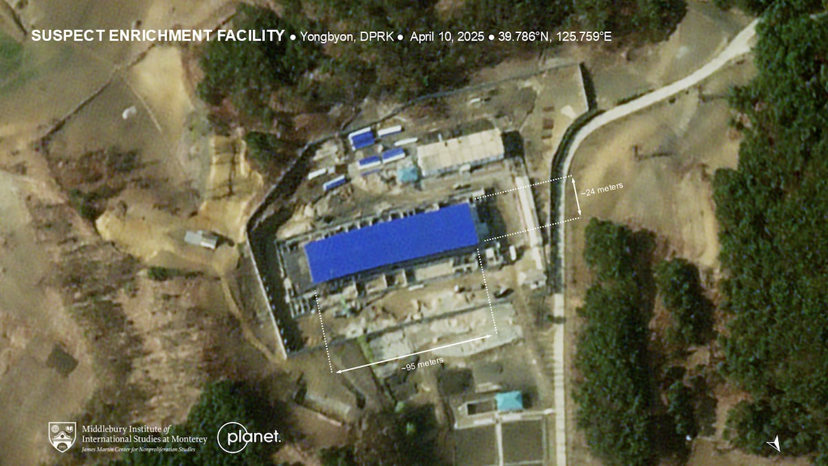 分析人士称，图片显示朝鲜新建铀浓缩厂