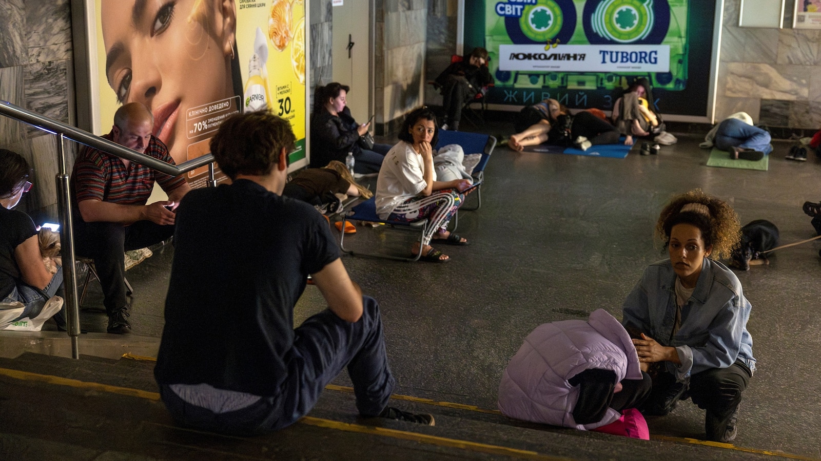 基辅被无情的无人机和导弹弹幕震撼