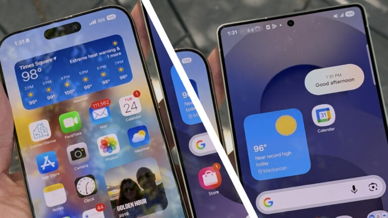 我在热浪中将三星 Galaxy S25 Ultra 和 iPhone 16 Pro Max 带了出去——这是发生的事情
