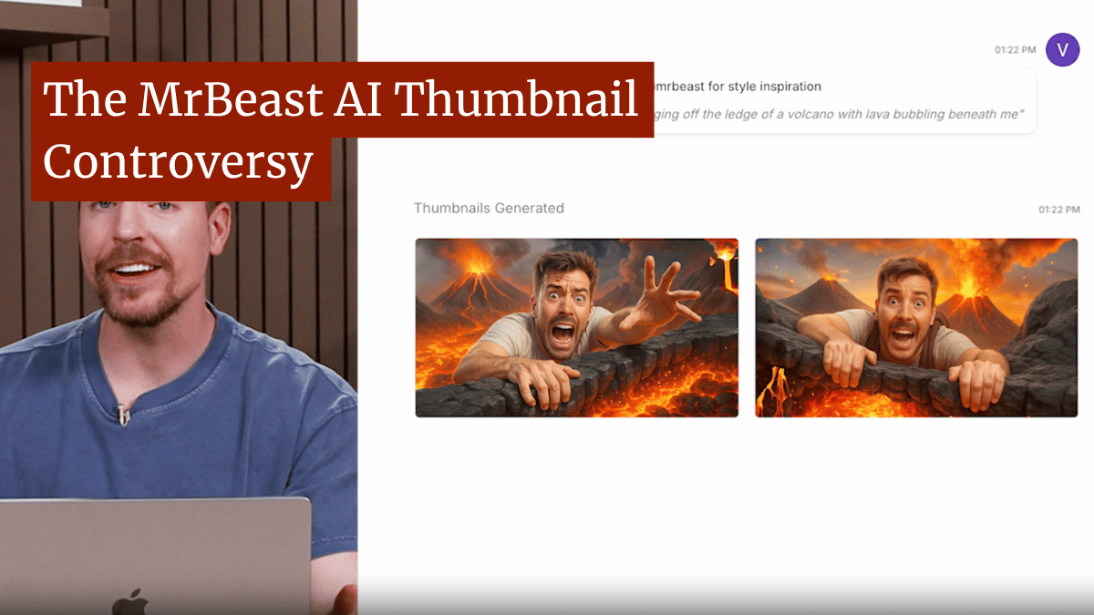 MrBeast AI 缩略图争议