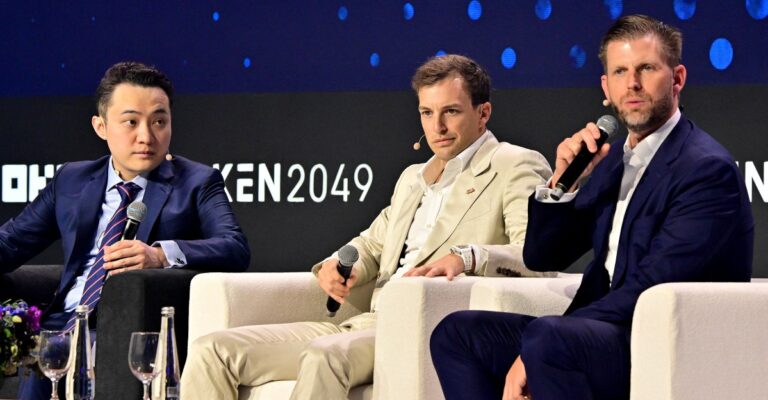 贾斯汀·孙 （Justin Sun） 让加密公司上市——据报道得到了埃里克·特朗普 （Eric Trump） 的帮助