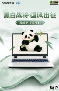 七彩虹隐星 P15 推出熊猫限定版：i5-13420H13620H 搭载 RTX50505060