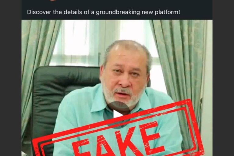 在 Facebook 上发现马来西亚国王的假 AI 视频