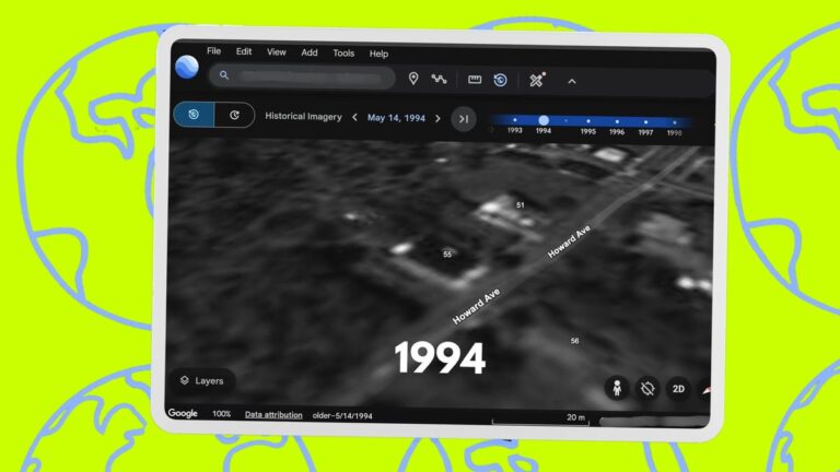 隐藏的 Google 地球滑块可让您穿越到 80 年前 – 以下是尝试方法