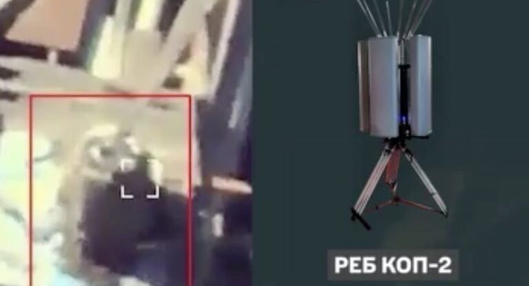 军方发布乌克兰无人机摧毁“昂贵且稀有”的俄罗斯无人机作战系统的视频