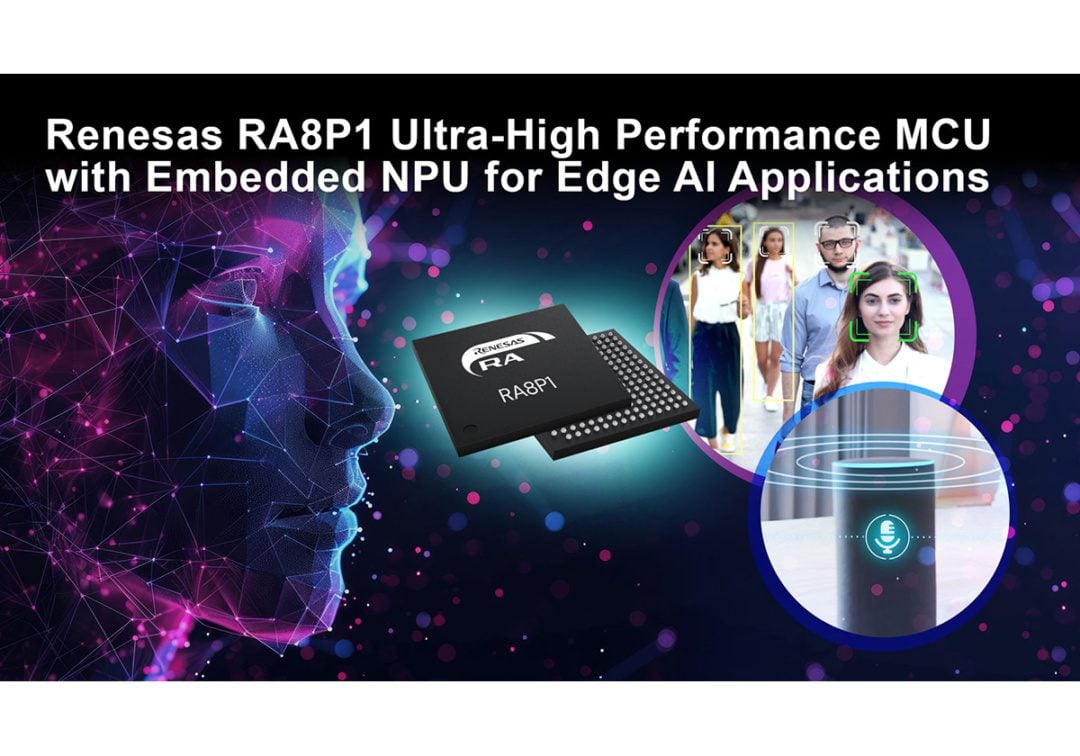 具有 AI 加速功能视觉/语音外设的 1GHz MCU