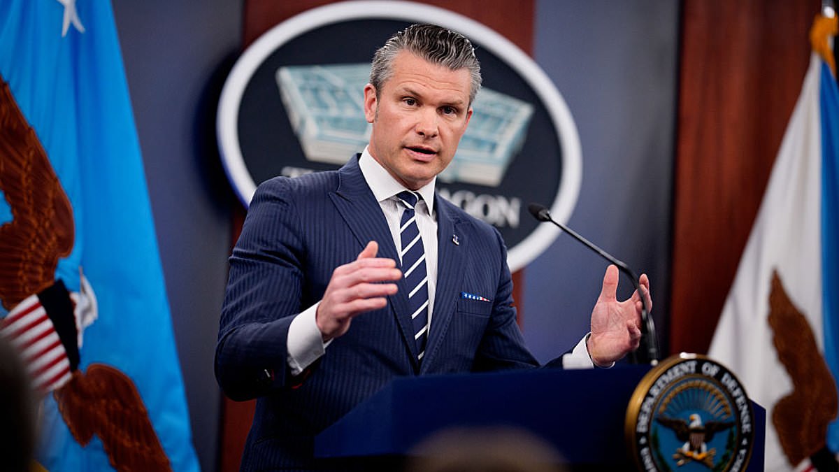 皮特·赫格塞斯 （Pete Hegseth） 向美军发布全面命令，将引发与中国和俄罗斯的新军备竞赛