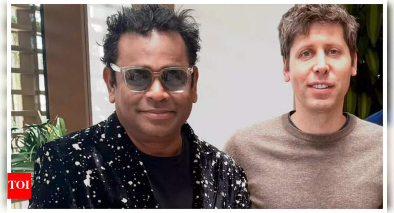 AR Rahman 与 OpenAI 首席执行官 Sam Altman 合作