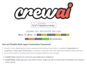 GitHub上开源AI协作工具CrewAI火爆，吸引3.4万开发者关注