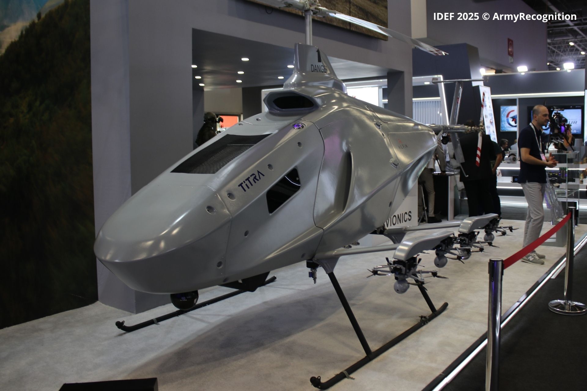 土耳其ALPIN无人机直升机亮相IDEF 2025 重定义战术监视任务