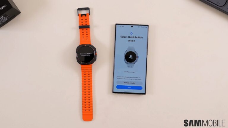 Galaxy Watch 很快就可以在没有 PIN 码或生物识别技术的情况下解锁您的 Galaxy 手机