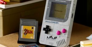 这是乐高的官方任天堂 Game Boy——带有光栅显示屏