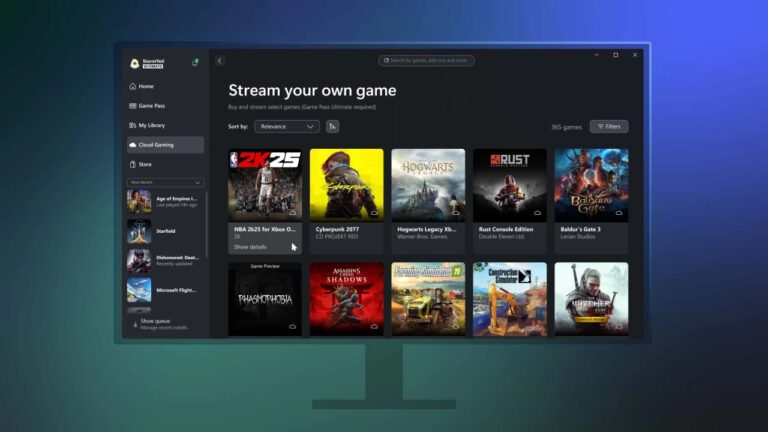 微软发布7月Xbox更新：PC云游戏升级 新增Rewards奖励