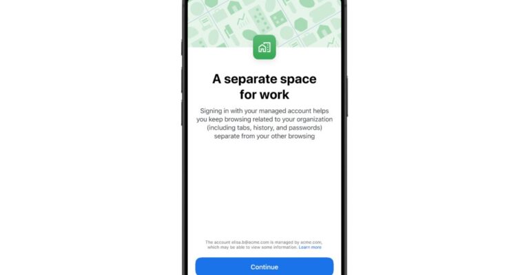 Chrome 将允许您在 iOS 上切换个人帐户和工作帐户