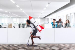 一切照旧的终结：AI 和慢公司的衰落