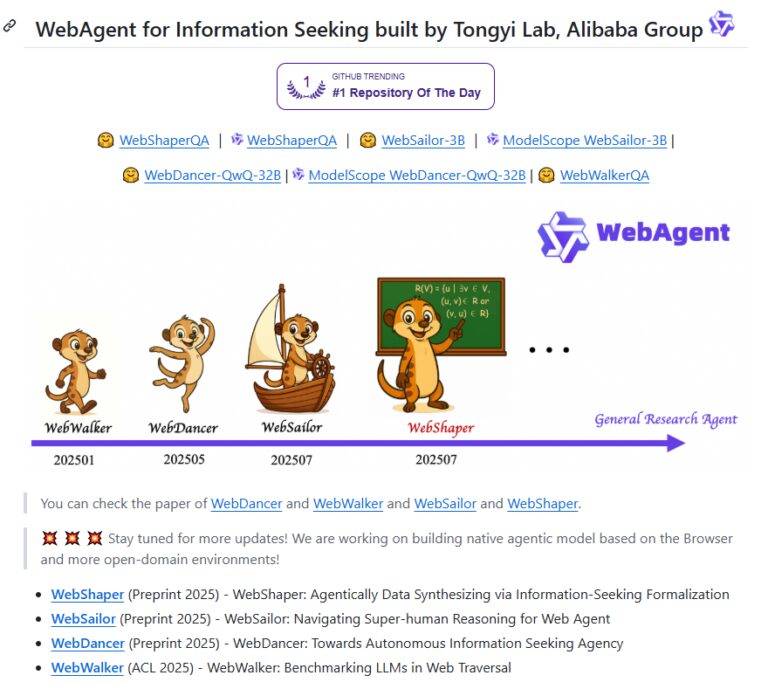 阿里巴巴开源WebSailor AI代理 打破信息检索障碍