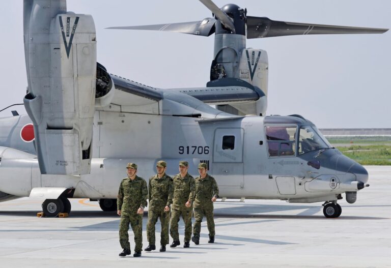 日本开始在新基地部署 Osprey 机队，并将目光投向中国