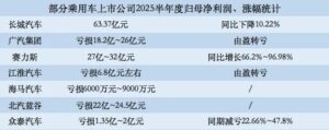 12家车企2025半年报出炉 商用车企全线报喜