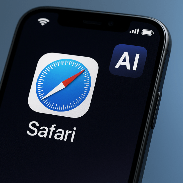 Apple 可能在 Safari 中引入 AI 搜索，挑战 Google 的市场主导地位
