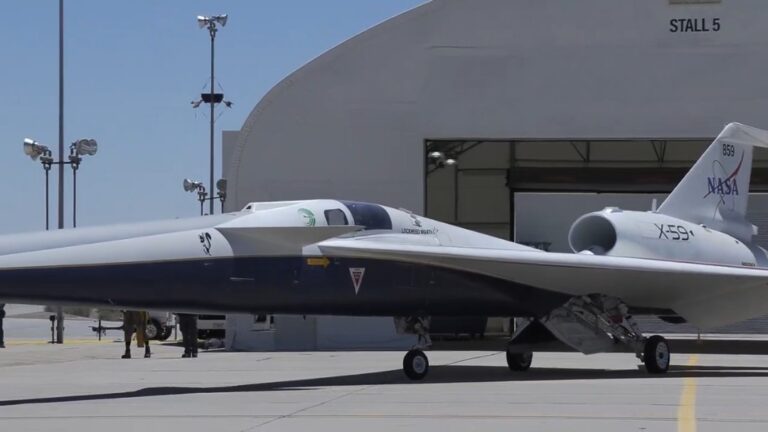 NASA X-59超音速飞机首试成功 为首次飞行铺路