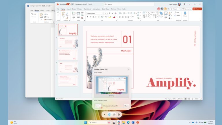 Microsoft 的 Copilot Vision 现在可以看到您的整个桌面——但它可能不会因为杂乱而评判您