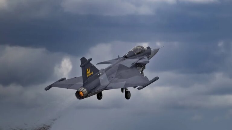 Saab 凭借 Gripen E 实现人工智能里程碑