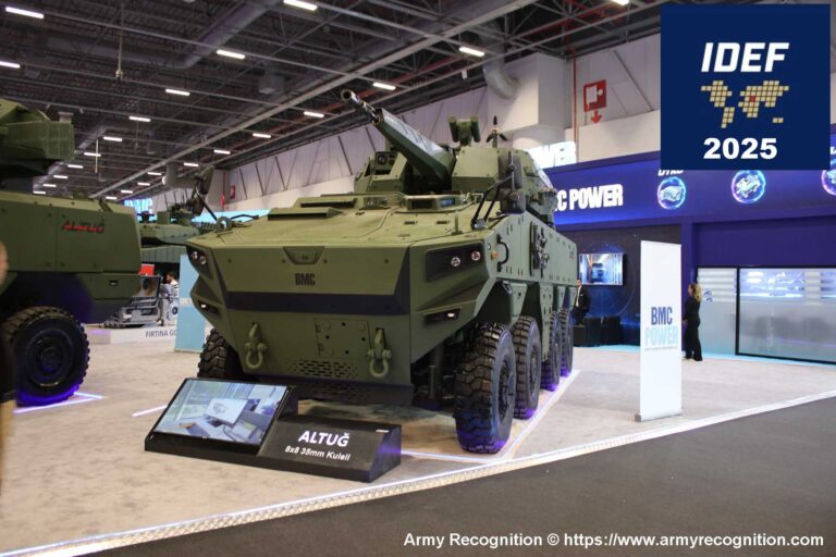 土耳其BMC推出8毫米炮塔新一代Altug 8×35步兵战车