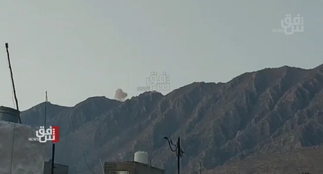 无人机爆炸震撼了 Al-Sulaymaniyah
