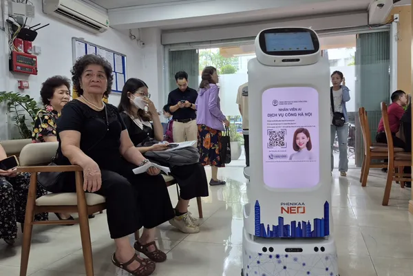 河内 Cửa Nam 区引入 AI 机器人以支持公共服务