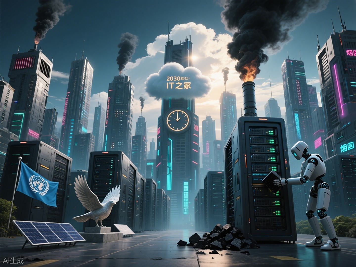 联合国呼吁科技公司数据中心用可再生能源 美国却放宽化石燃料限制