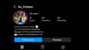 一家美容孵化器试图推出一个 AI 香水影响者。人类影响者并没有留下深刻的印象