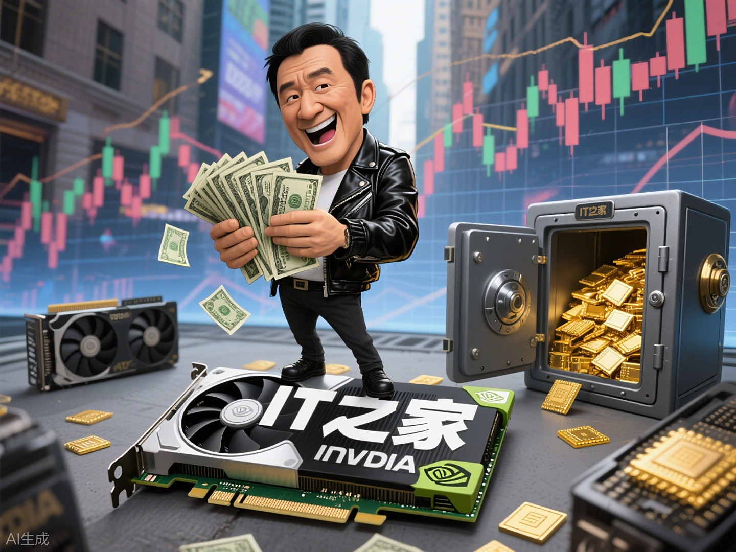黄仁勋再售7.5万股英伟达股票 套现1294万美元