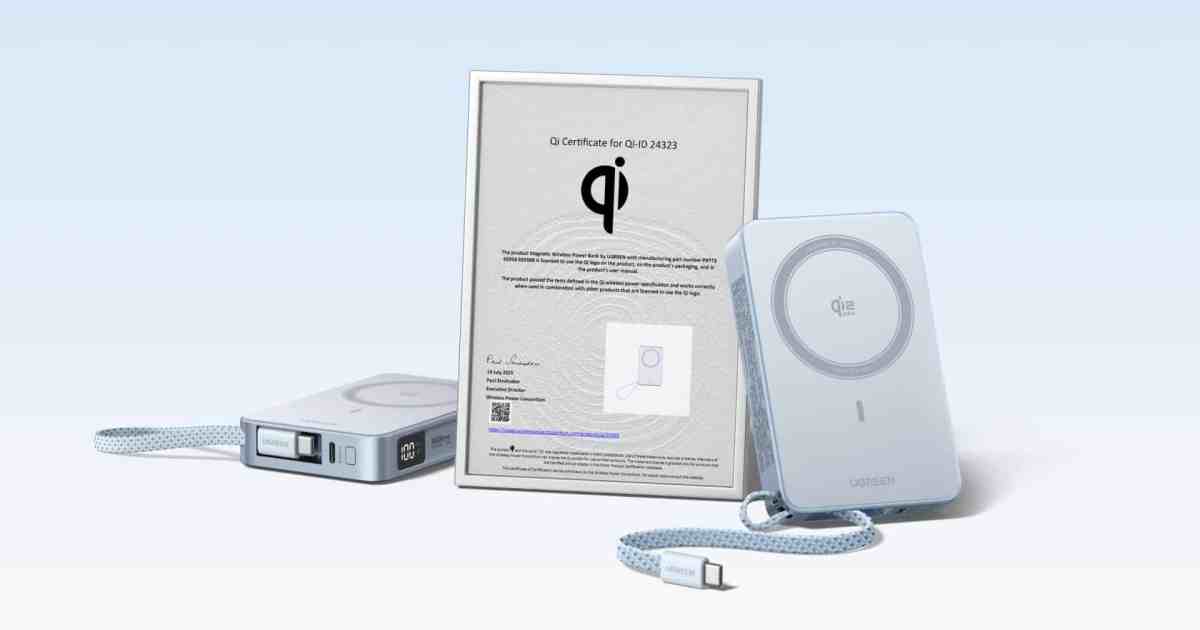 全球首款 Qi2.2 无线充电宝 解锁 25W 磁吸充电速度